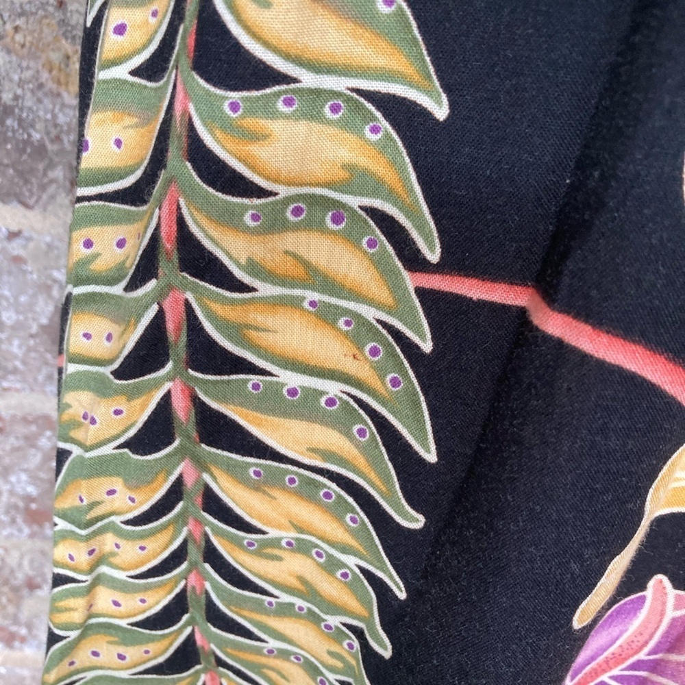 Vintage Hawaiian Maxi Dress, Tropical Print, Hilo Hattie’s Size 10 1990’s - Picture 7 of 13